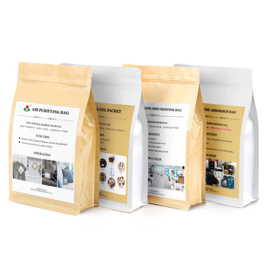 Get Rid of Dampness and Unwanted Odors with Our All-in-One Home Solution Kit That Includes Dehumidification Bags, Food-Grade Silica Gel, Reusable Car Dehumidifi