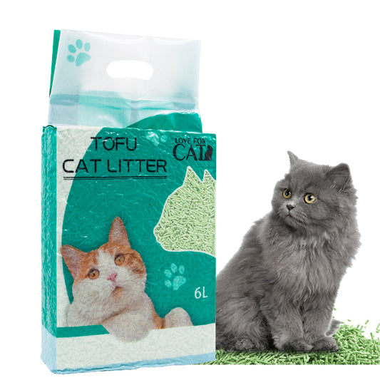 100% Biodegradable Incredible Cat Sand Odour Control Non Stick Gentle Paws Nurture Pro 6L Pea Tofu Cat Litter