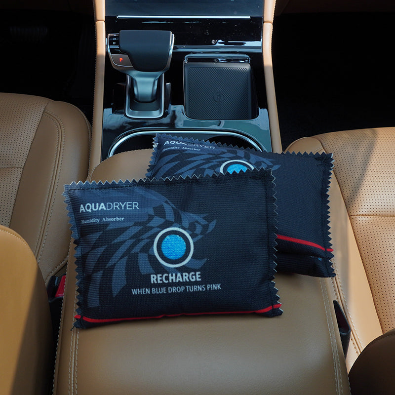 Car Dehumidifier Bag with Color indicator Blue to Pink Absorbs Moisture Condensation Damp