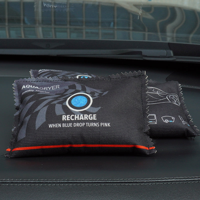 Car Dehumidifier Bag with Color indicator Blue to Pink Absorbs Moisture Condensation Damp