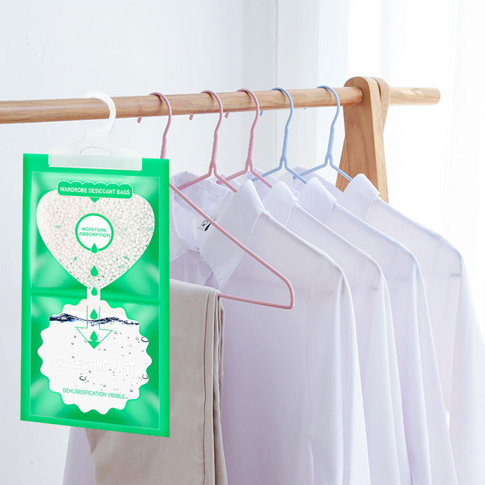 Hanging Wardrobe Closet Cabinet Moisture Hanging Bag Wardrobe Dehumidifier  Drying Agent Hygroscopic Anti-Mold Desiccant Bags